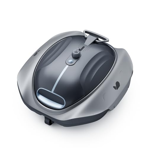 Robotic Pool Cleaner with Bluehole Suction