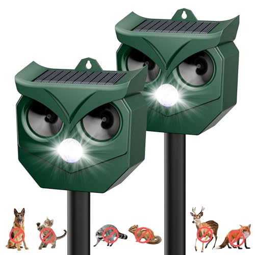 Motion Sensor Repeller with Flashing Lights