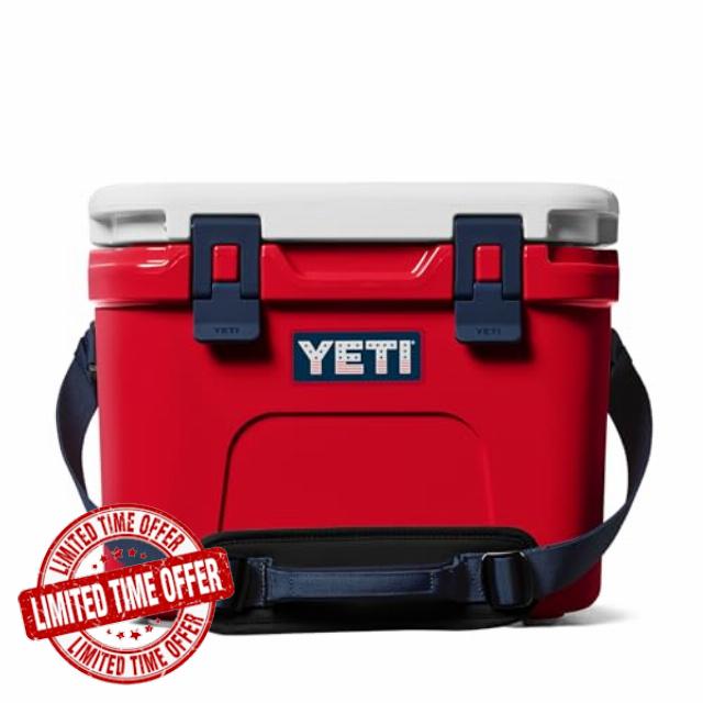 YETI Roadie 15 Hard Cooler with DoubleDuty Shoulder Strap