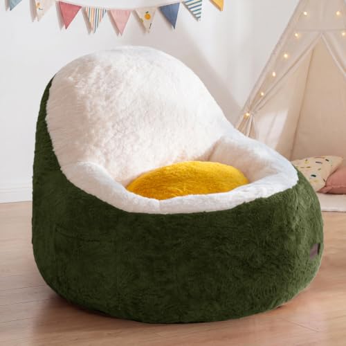 Cute Avocado-Shaped Toddler Sofa Chair