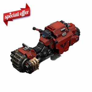 JOYTOY Warhammer Blood Angels Raider Combat Bike Action Figure | 1/18 scale