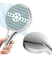 2 in 1 Rainfall Shower Head Combo with 8-Mode Handheld Showerhead, Adjustable Extension Arm, 71" ...