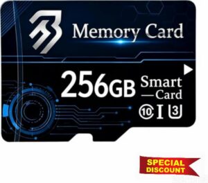 256GB Memory Card with Adapter