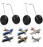 LEAMBE 3 Sets of 4-Blade Propeller Spare Remote Control Airplane Propellers Compatible with P40 W...