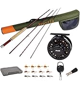 Aventik Fishing Rod and Reel Combos Carbon Fiber Telescopic Fishing Pole with Reel Combo Sea Salt...