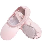Stelle Girls Ballet Shoes Boys Toddler Soft Leather Dance Slippers for Toddler/Little Kid/Big Kid