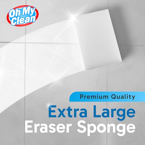 Long Lasting Magic Melamine Cleaning Sponges in Bulk – White Foam Pads for Walls
