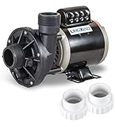 LINGXIAO SPA Pump, 2 Speed Hot Tub SPA Pump - LX SPA Pump Motor, 5HP, 220-240V, 2.5"Port, 56 Fram...
