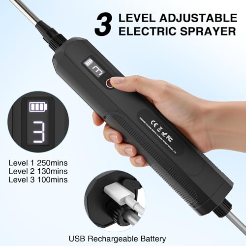 Telescopic Wand with 4 Mist Nozzles
