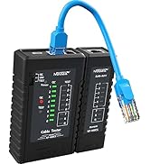 Noyafa NF-468s Network Cable Tester, Ethernet Tester,Cable Mapper, Check Continuity -RJ45, RJ11, ...