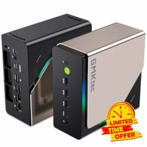 GMKtec EVO-T2S AI Mini PC Core Ultra X7 358H (up to 5.1GHz) Mini Gaming Computers