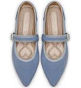 Ecetana Womens Flats Ballet Shoes: Comfortable Dressy Pointed Toe Bow Flats 2026 Foldable Slip On...