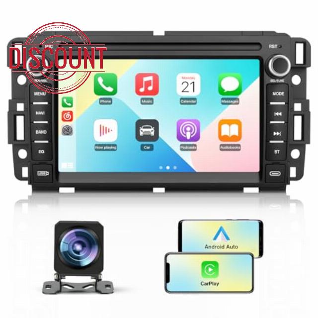 Junsun 4Core Car Radio Stereo for Chevy Silverado GMC Sierra 2007-2013