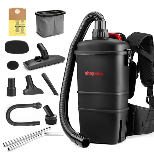 1.5 Gallon 4.5 PHP Ergonomic Canister Vacuum Cleaner with HEPA Filtration