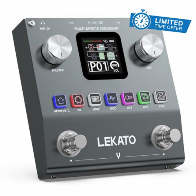 LEKATO Multi Effects Guitar Pedal
