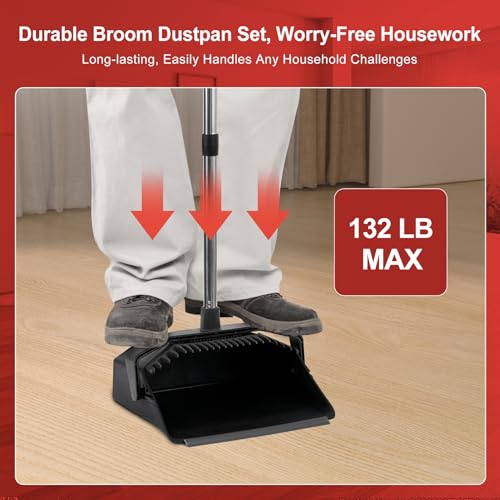 Dust Pan with Long Handle