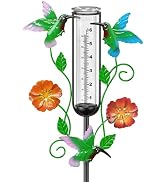MeyRolizn 2PCS Metal Flower Bird Bath for Outside, Small Hummingbird Bath Bowl Detachable Birdfee...