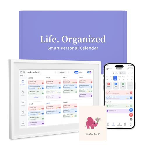 10.1’’ Smart Digital Calendar - Interactive Touch Screen