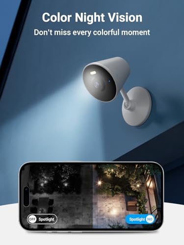Wi-Fi Camera w/Spotlight