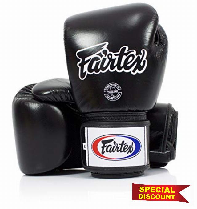 Fairtex BGV1BR Muay Thai Boxing Breathable Gloves for Men