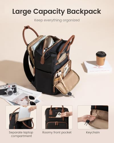 Water Resistant Business Travel Backpack for Office College Nurse