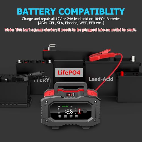 Car Battery Trickle Charger Automotive w/Repair
