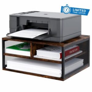 2 Tier Printer Stand with Storage