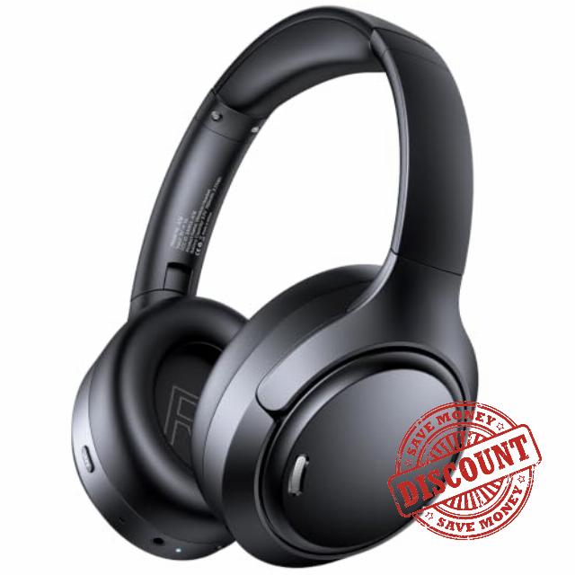 Hybrid Active Noise Cancelling Bluetooth 6.0 Headphones 120H Long Playtime