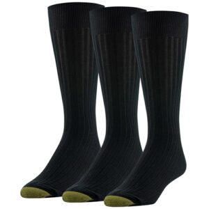 GOLDTOE Men's Classic Canterbury Crew Dress Socks