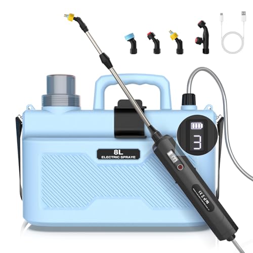 Electric Weed Sprayer with Battery Indicator