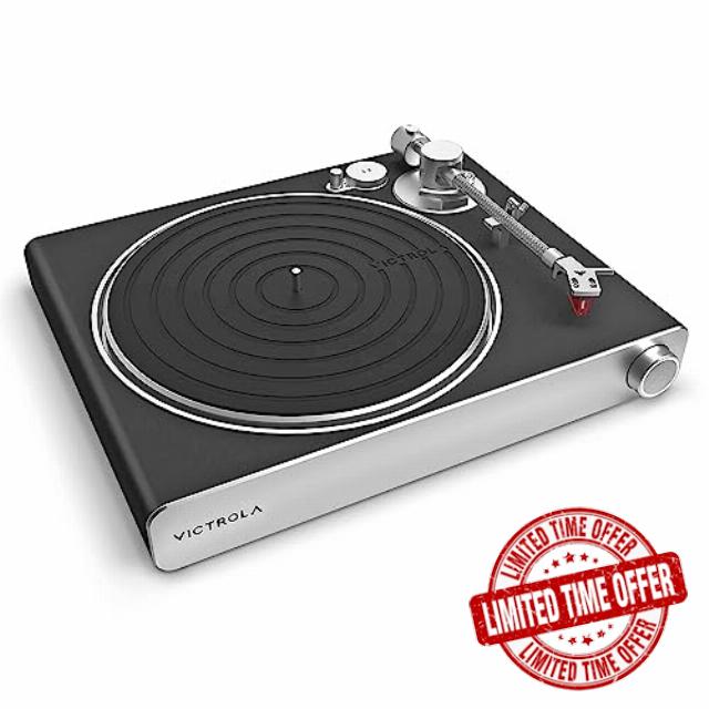 Victrola Stream Carbon - Wi-Fi Streaming 2-Speed Turntable with Bluetooth