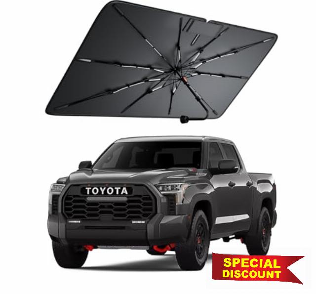 Windshield Sun Shade for Toyota Tundra 2000–2026