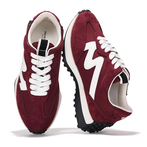 Project Cloud Trendy Fashion Sneakers for Women 2026 - Memory Foam and Non-Slip Comfortable Casual Ladies Shoes for Womens Fashion Sneakers - Lightweight Lace-up Shoes (Lecco)