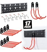 Ultrawall Muti-Storage Garage Hooks, Heavy Duty Utility Organizer Wall Mounts for Garage Tools, L...