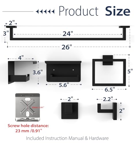 SUS304 Stainless Steel Towel Bar for Bathroom