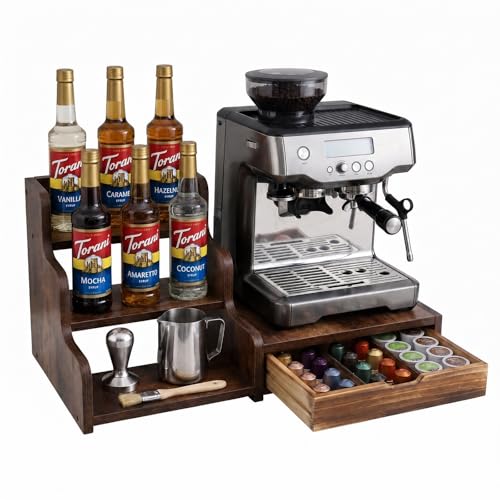 3 Tier Coffee Syrup Organizer for Countertop