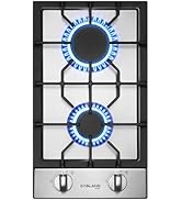 GASLAND 30 Inch Gas Cooktop, PRO GH2305SF 5 Burner Gas Stove, Built-in NG/LPG Convertible Gas Coo...