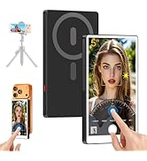 5" Touch Selfie Monitor Screen iPhone 17, Magnetic Back Camera Monitor, Wireless Screen Mirroring...