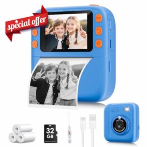 Instant Print Camera for Kids