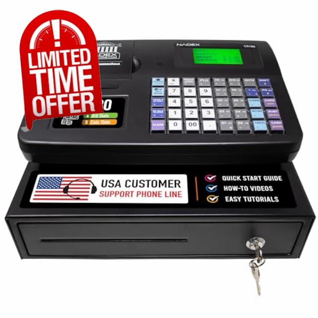 Nadex CR180 Electronic Cash Register