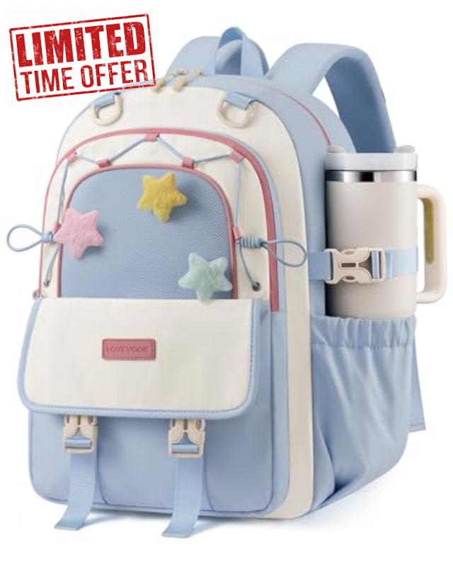 LOVEVOOK School Backpack for Teen Girls