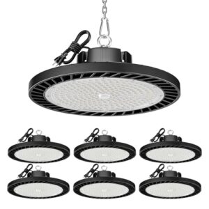 ONLYLUX UFO LED High Bay Lights 5000K 150W 6 Pack