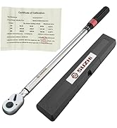 SuZhi 90 teeth 1/2 Inch drive 25-250 ft-lb Torque Wrench 33.75-337.5N.M, Alloy Aluminum & Cr-Mo f...