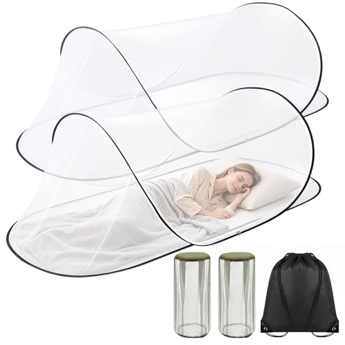 78 x 31 x 22 Inch Portable Foldable Mosquito Tent with Double Zipper
