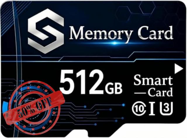 512GB TF Card High Speed Memory Card with Adapter