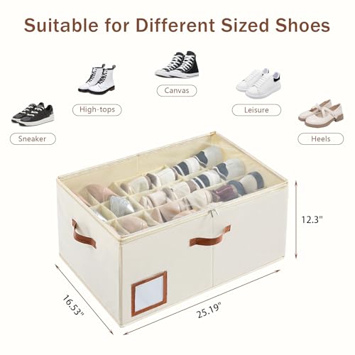 Space Saving Shoe Storage Organizer Box
