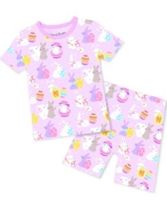 babee Reshinee Bamboo Viscose Toddler Unicorn Mermaid Girls Kids Pajamas Short Sleeve Summer Cool Snug fit Pjs