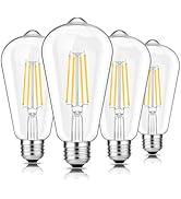 Svater Vintage LED Edison Light Bulb 60W Equivalent, Decorative Antique Filament Light Bulbs Dayl...