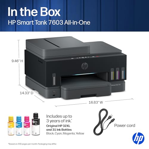 Copier with up to 3 Years of Ink Included