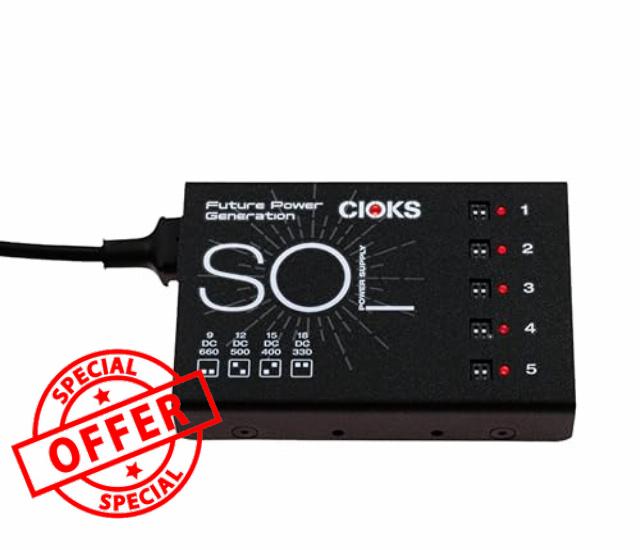 CIOKS SOL Small and Medium Pedalboard Power Supply